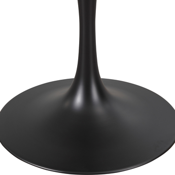 Tulip table leg oval – Black